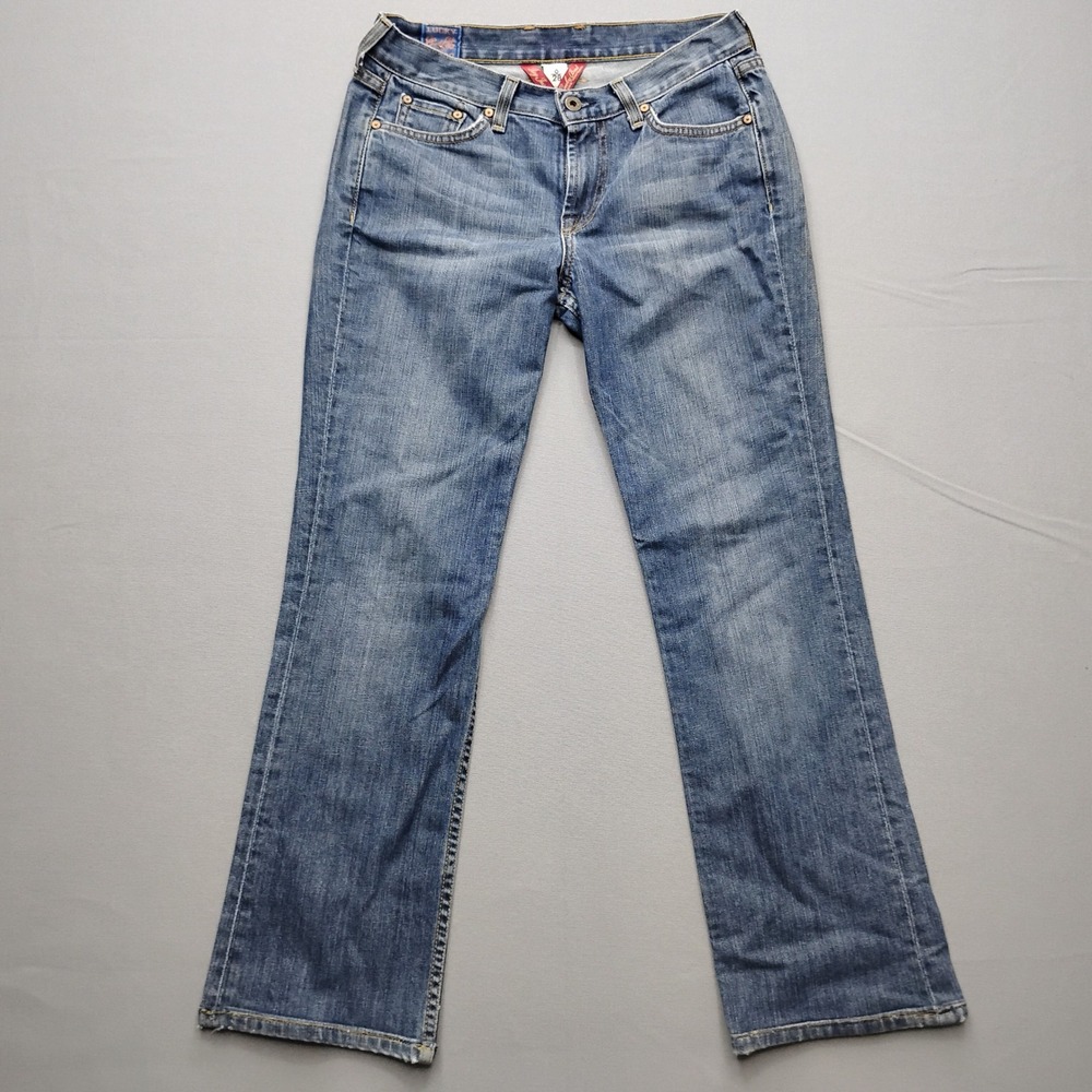 Lucky Brand Varsity Rider Jeans Blue Denim Made in USA Size 6/28
